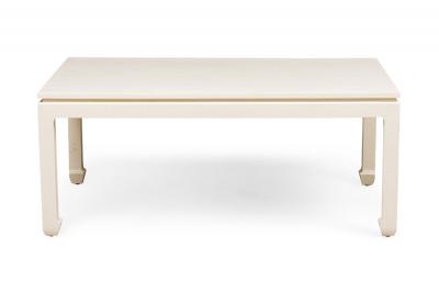 Asian Contemporary Ming Style Raffia Wrapped Coffee Table