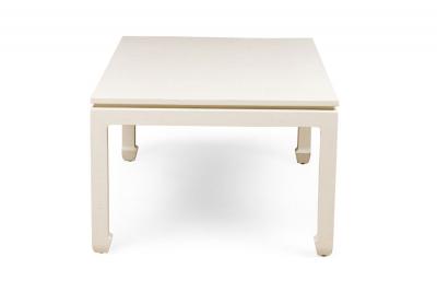 Asian Contemporary Ming Style Raffia Wrapped Coffee Table