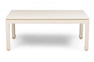 Asian Contemporary Ming Style Raffia Wrapped Coffee Table