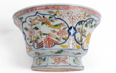 Asian Glazed Earthenware Jardinieres