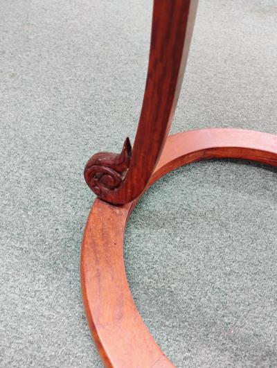 Asian Rosewood with Cloisonne Top Pedestal Table