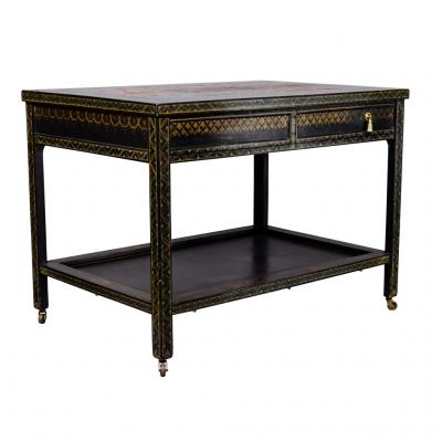 Asian Style Lacquered Table