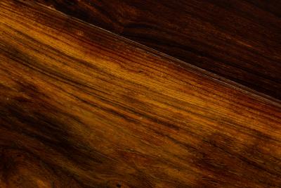 Asian rosewood and pearl inlaid rectangular center davenport table