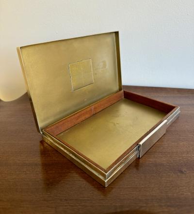 Asprey Co sterling silver box London 1930s 