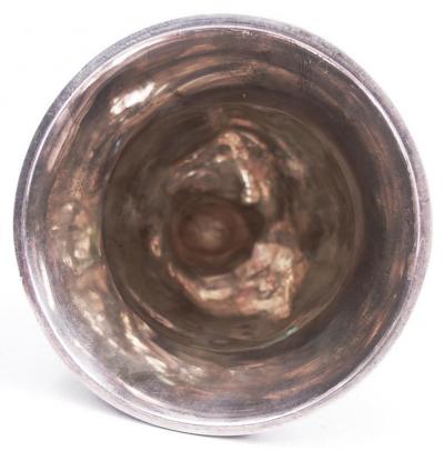 Asprey Traditional Thatcher Era Sterling Silver Fox Stirrup Cup 1988