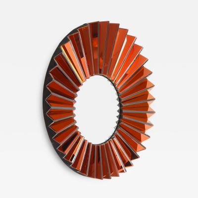 Asymmetrical glass mirror Simba Designed by Olivier de Schrijver