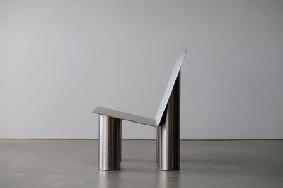 Atelier Barda Canadian Contemporary Stainless Steel Chabanel II Chair