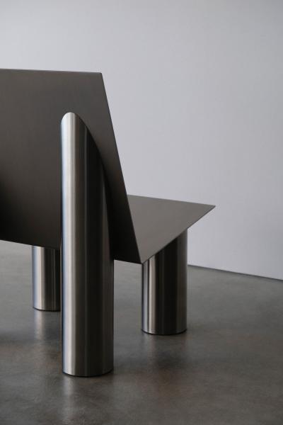 Atelier Barda Canadian Contemporary Stainless Steel Chabanel II Chair
