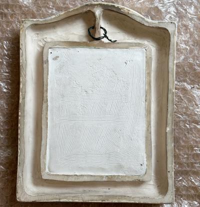 Atelier Callis Ceramic Mirror by workshop Callis Vallauris France 1946 48