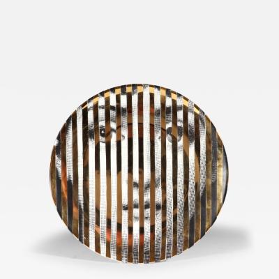 Atelier Fornasetti Fornasetti Themes Variations Gold Plate Pattern Number 34