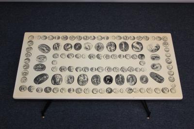 Atelier Fornasetti Vintage Italian Piero Fornasetti Cammei Coffee Table