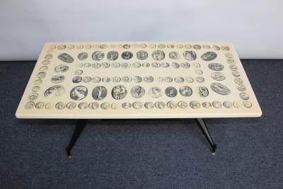 Atelier Fornasetti Vintage Italian Piero Fornasetti Cammei Coffee Table