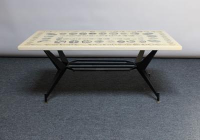 Atelier Fornasetti Vintage Italian Piero Fornasetti Cammei Coffee Table