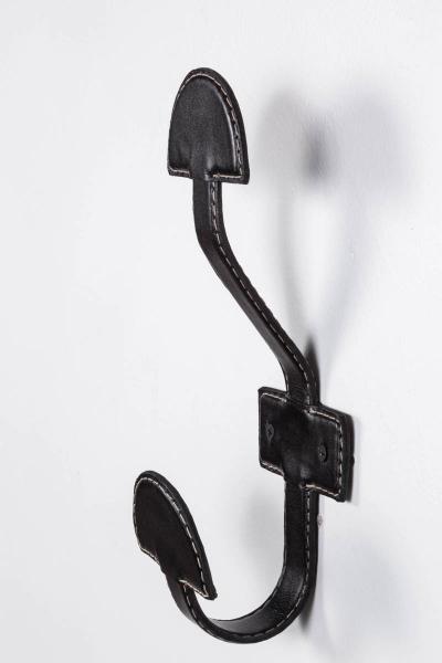 Atelier Leather Wrapped Hook Black