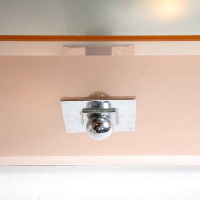 Atelier Petitot Art Deco Two Tier Chandelier in Rose Clear Frosted Glass by Petitot