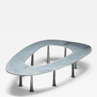 Atelier Serruys Resourcer Galva Elipse Coffee Table by Atelier Serruys Belgium 2024