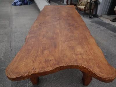 Atelier de Marolles French Brutalist Elm Dining Table Or Center Table By Atelier Marolles