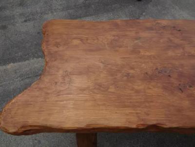 Atelier de Marolles French Brutalist Elm Dining Table Or Center Table By Atelier Marolles