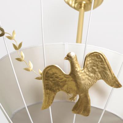 Atellje Lyktan HANS BERGSTROM PEGASUS PENDANT ATELLJE LYKTAN AHUS SWEDEN 1940S