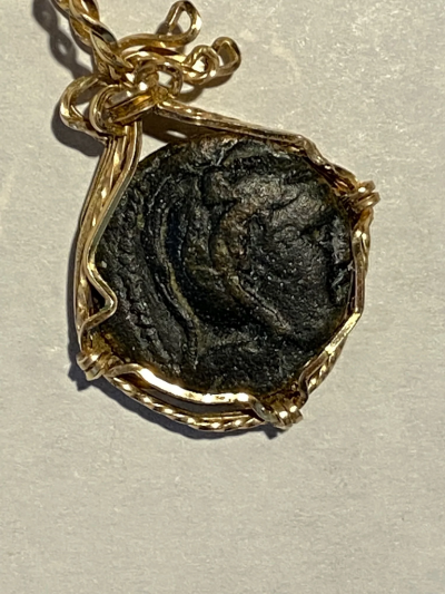 Athena and Horse Greek Coin