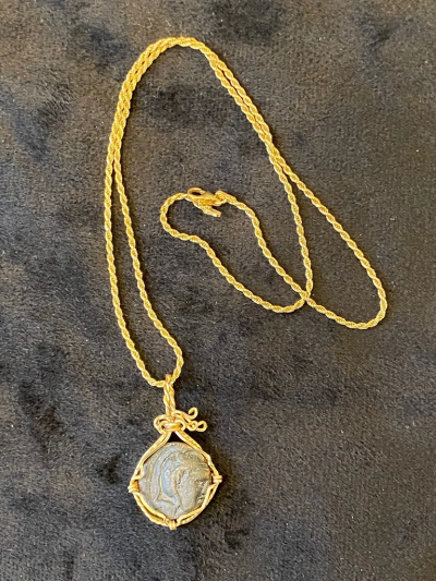 Athena and Horse Greek Coin