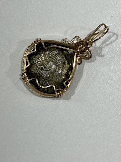 Athena and Owl Ancient Coin 450 BCE