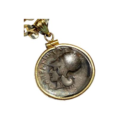 Athena and Pegasus Ancient Coin