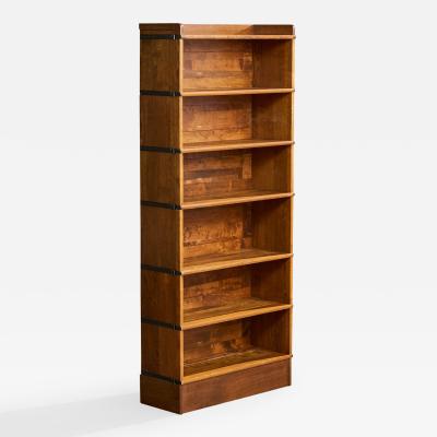 Atvidaberg Bookcase with Pine and Iron Sweden 1940s