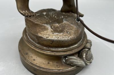 Auguste Moreau The hoop subject in regule by Auguste Moreau France circa 1880