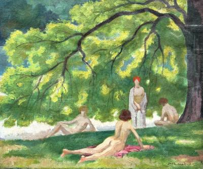 Auguste Roubille The Sun Bathers 