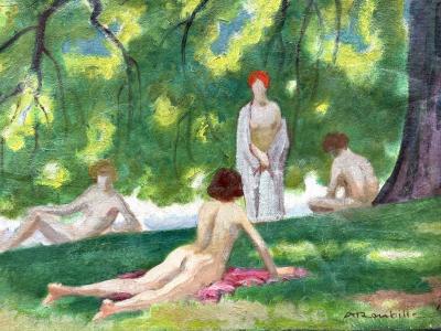 Auguste Roubille The Sun Bathers 