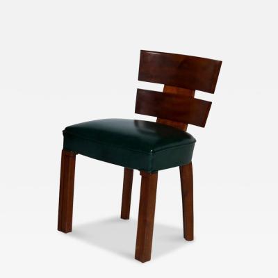 Auguste Vallin Auguste Vallin 1881 1967 Set of 8 Modernist Chairs