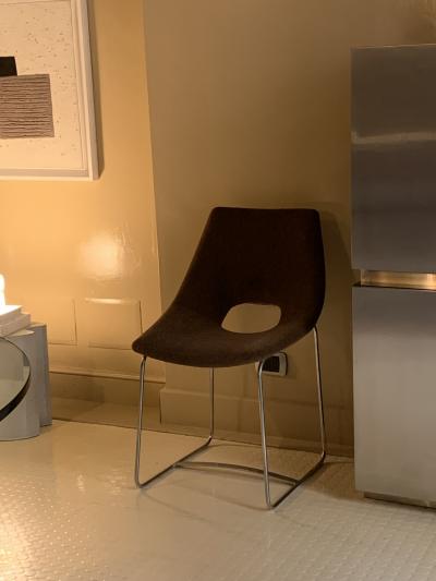 Augusto Bozzi Pair of Relerchairs by Augusto Bozzi for Saporiti Italy 1968