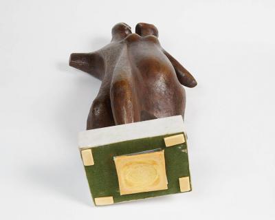 Augusto Escobedo FUSION BRONZE PATINATED SCULPTURE BY AUGUSTO ESCOBEDO