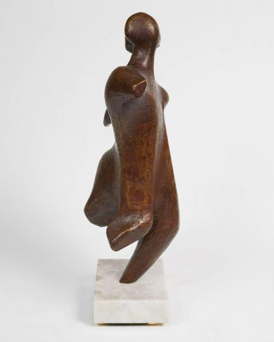Augusto Escobedo FUSION BRONZE PATINATED SCULPTURE BY AUGUSTO ESCOBEDO
