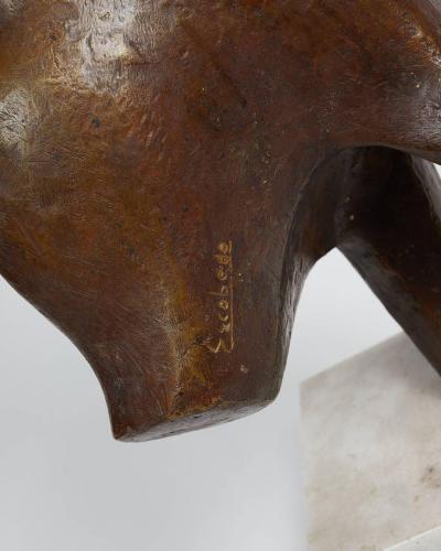 Augusto Escobedo FUSION BRONZE PATINATED SCULPTURE BY AUGUSTO ESCOBEDO