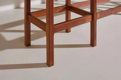 Augusto Romano Cabinet Made in Teak and Cane Panels Attributed to Augusto Romano Turin School