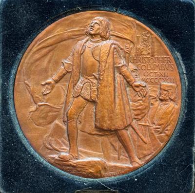 Augustus Saint Gaudens Worlds Columbian Exposition Commemorative Presentation Medal