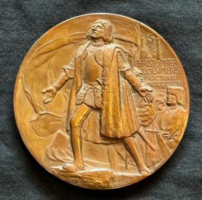 Augustus Saint Gaudens Worlds Columbian Exposition Commemorative Presentation Medal