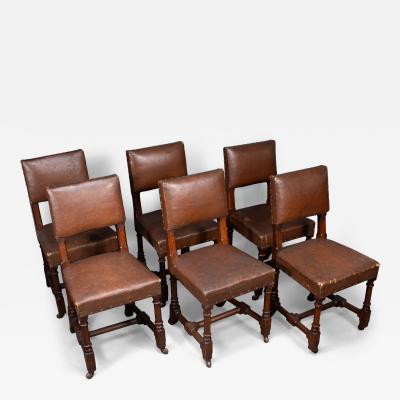 Augustus Welby Northmore Pugin AWN Pugin Six Gothic Revival Oak Dining Chairs Probably for the House of Lords