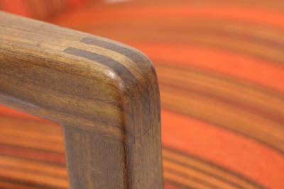 Aulis Leinonen Aulis Leinonen Model 1416 Lounge Chairs in Teak and Upholstery 1960s