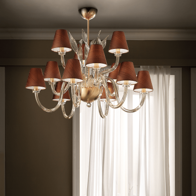 Aurora Murano Glass Light Fixtures