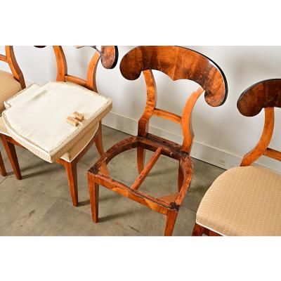 Austrian 19th Century Set of Four Biedermeier Chairs