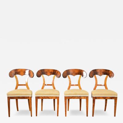 Austrian 19th Century Set of Four Biedermeier Chairs