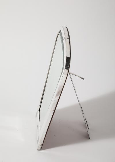 Austrian Art Deco Silver Toilette Mirror