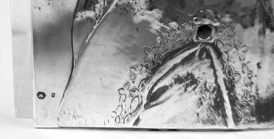 Austrian Belle Epoque Silver Plaque with Italian Renaissance Portrait