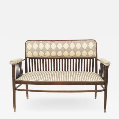 Austrian Bentwood Beechwood Loveseat