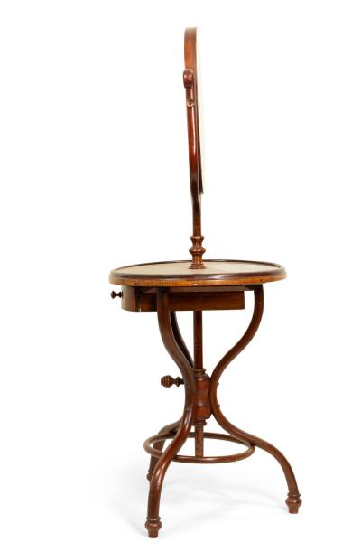 Austrian Bentwood Shaving Stand Dressing Mirror