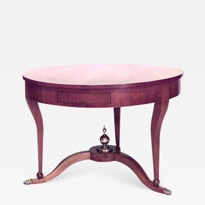 Austrian Biedermeier Cherrywood Round Center Table