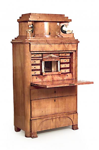 Austrian Biedermeier Cherrywood Secretary